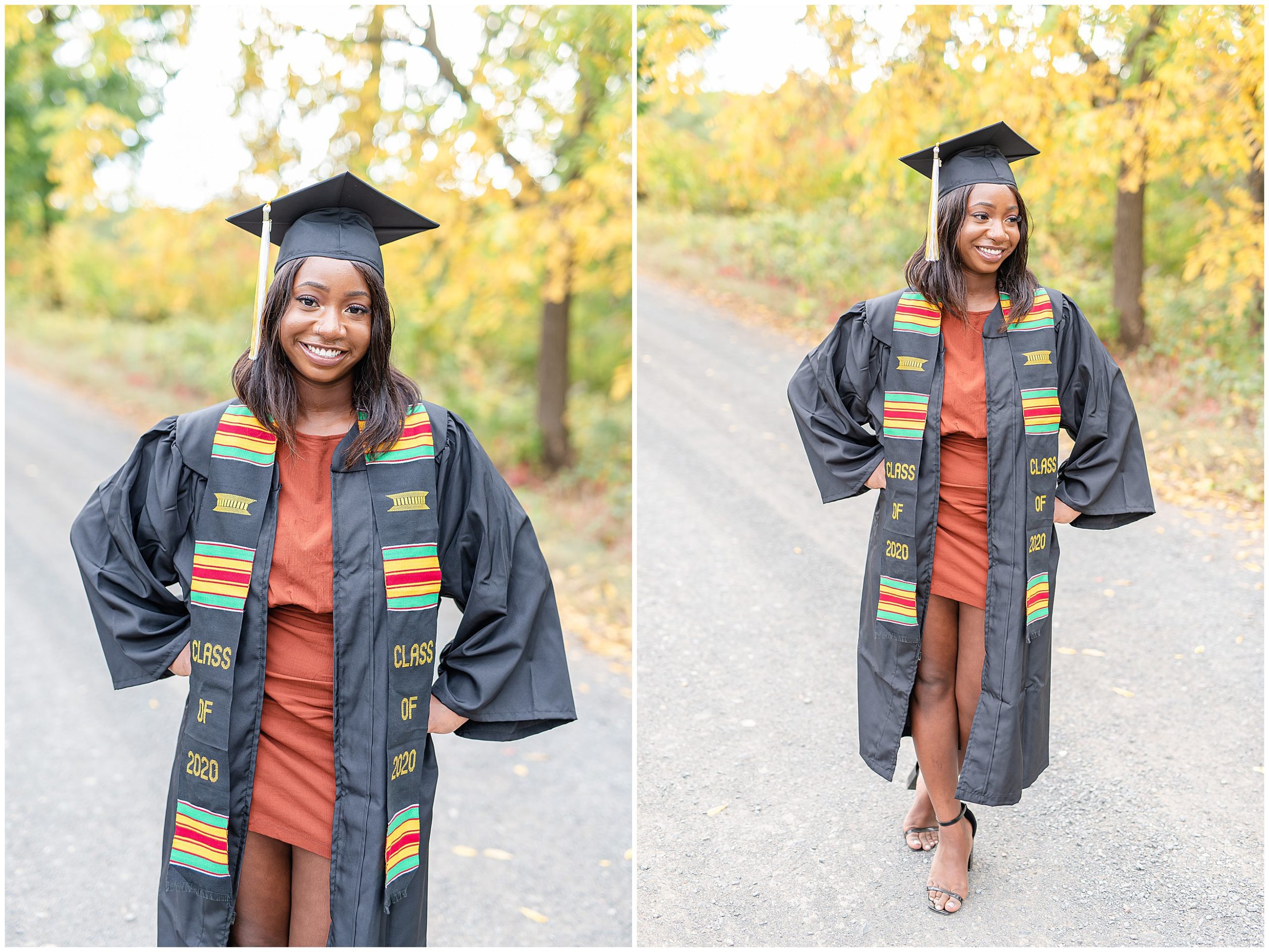 Cap and gown Fall Session